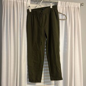 J. Crew Green Straight Leg Pants